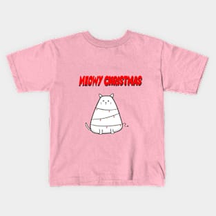 Meowy Christmas! Kids T-Shirt